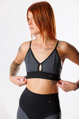 GoldBee Podprsenka Horny Grey (Barva Grey, Velikost L)