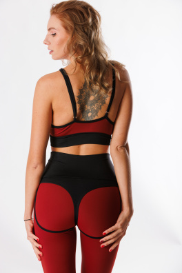 GoldBee Podprsenka Horny Brick Red (Barva Brick Red, Velikost L)