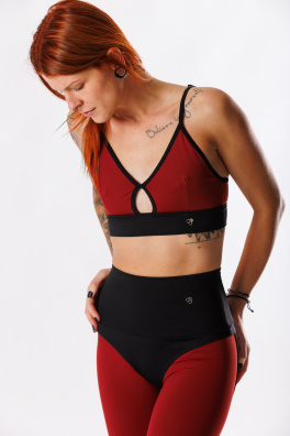 GoldBee Podprsenka Horny Brick Red (Barva Brick Red, Velikost L)