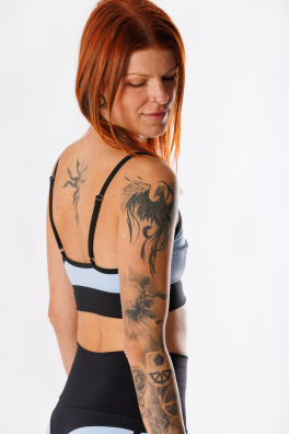 GoldBee Podprsenka Horny Baby Blue (Barva Baby Blue, Velikost L)