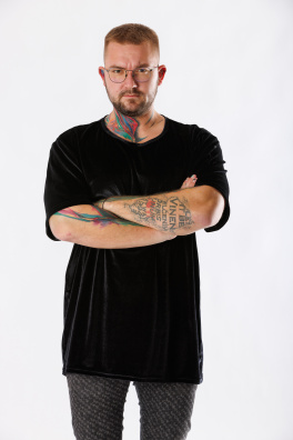 GoldBee Pánské Semišové Tričko Black (Barva Black, Velikost L)