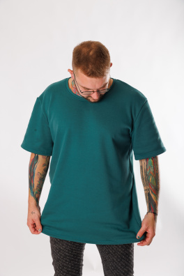 GoldBee Pánské Teplé Tričko Green (Barva Green, Velikost L)