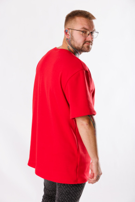 GoldBee Pánské Teplé Tričko Red (Barva Red, Velikost L)