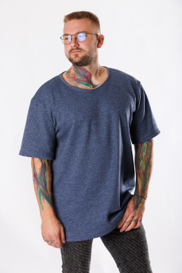 GoldBee Pánské Teplé Tričko Blue (Barva Blue, Velikost L)