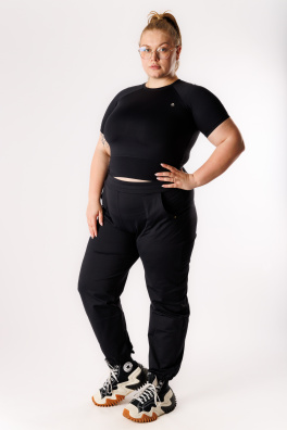 GoldBee Zateplené Kalhoty Relax Black (Barva Black, Velikost L)