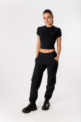 GoldBee Zateplené Kalhoty Relax Black (Barva Black, Velikost L)