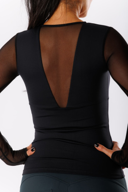 GoldBee Stahující Tričko Extra Síťované Mesh Black (Barva Black, Velikost 3XL)