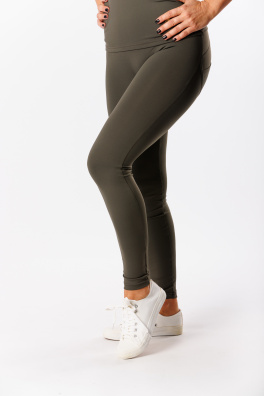 GoldBee Legíny Push-Up Pro Lycra Army (Barva Army, Velikost 3XL)