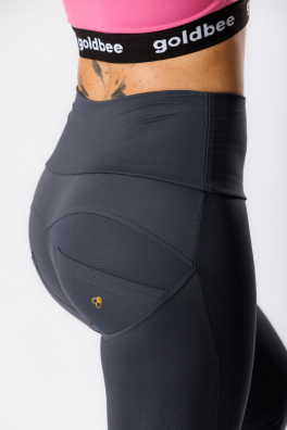 GoldBee Legíny Push-Up Pro Lycra Grey (Barva Grey, Velikost 3XL)