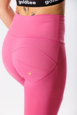 GoldBee Legíny Push-Up Pro Lycra Old Pink (Barva Old Pink, Velikost 3XL)