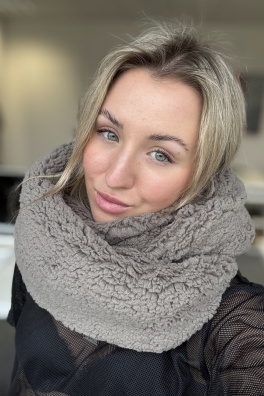 GoldBee Kruhová Šála Doba Ledová New Grey (Barva New Grey, Velikost M)