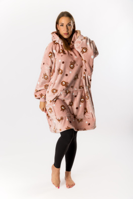 GoldBee Mikina Doba Ledová Fluffy Lions Pink (Barva Lions Pink, Velikost XS-L)