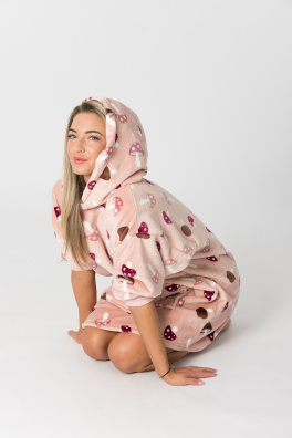 GoldBee Mikina Doba Ledová Fluffy Mushrooms (Barva Mushrooms, Velikost XS-L)