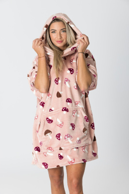 GoldBee Mikina Doba Ledová Fluffy Mushrooms (Barva Mushrooms, Velikost XS-L)