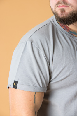 GoldBee Pánské Tričko Organic Grey (Barva Organic Grey, Velikost M)