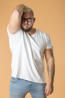 GoldBee Pánské Tričko Organic White (Barva White, Velikost M)