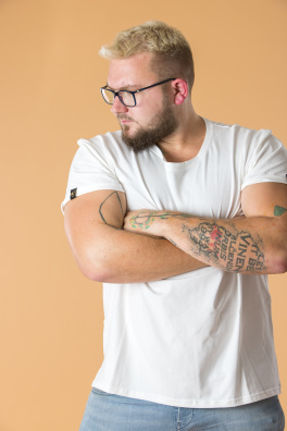 GoldBee Pánské Tričko Organic White (Barva White, Velikost M)