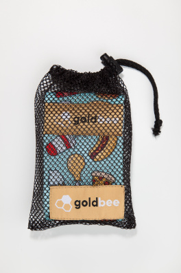 GoldBee Posilovací guma BeBooty 80 Fast Food (Barva Fast Food, Velikost L)