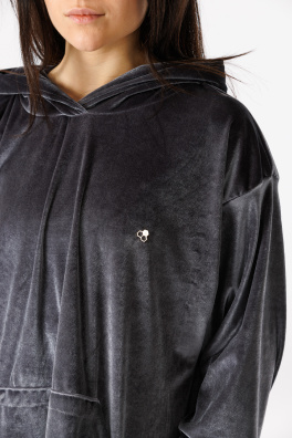 GoldBee Jarní Doba Ledová Velvet Grey (Barva Grey, Velikost S)