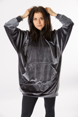 GoldBee Jarní Doba Ledová Velvet Grey (Barva Grey, Velikost S)