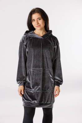 GoldBee Jarní Doba Ledová Velvet Grey (Barva Grey, Velikost S)