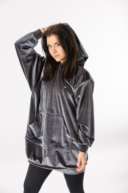 GoldBee Jarní Doba Ledová Velvet Grey (Barva Grey, Velikost S)