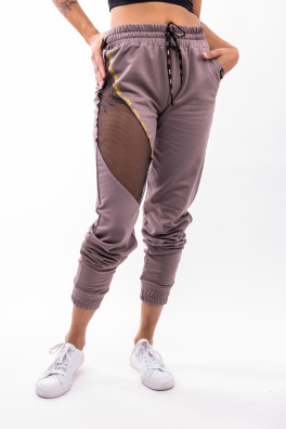 GoldBee Tepláky Chicago Taupe (Barva Taupe, Velikost L)