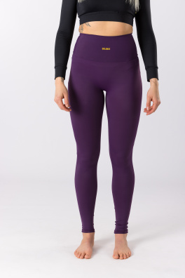 GoldBee Legíny Tenké Dark Violet (Barva Violet, Velikost L)
