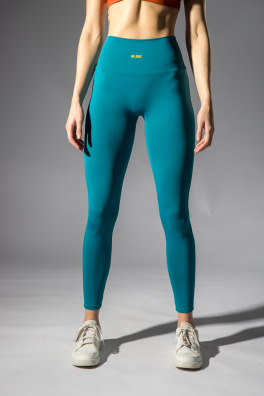 GoldBee Legíny Tenké Dark Petrol (Barva Dark Petrol, Velikost L)