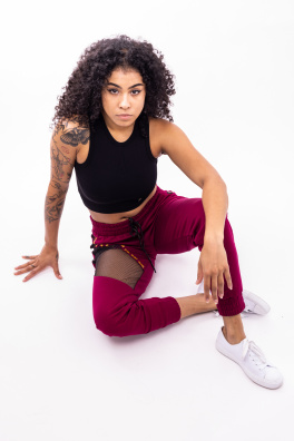 GoldBee Tepláky Chicago Bordo (Barva Bordo, Velikost L)