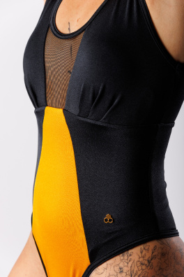 GoldBee Jednodílné Plavky Siluet Brazilky Corn (Barva Corn, Velikost 3XL)