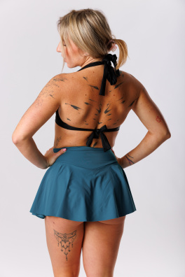 GoldBee Plavky Stahovací Sukně Brazilky Petrol (Barva Petrol, Velikost 3XL)