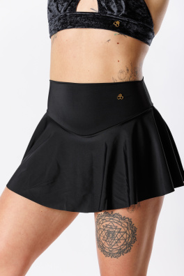 GoldBee Plavky Stahovací Sukně Kalhotky Black (Barva Black, Velikost 3XL)