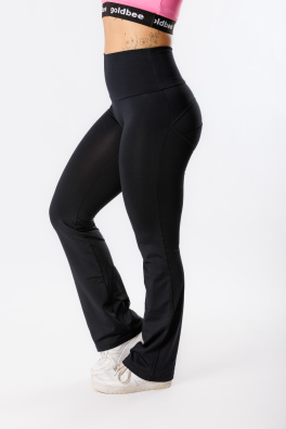 GoldBee Zvonové Legíny Push-Up Pro Lycra Black (Barva Black, Velikost 3XL)