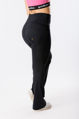 GoldBee Zvonové Legíny Push-Up Pro Lycra Black (Barva Black, Velikost 3XL)
