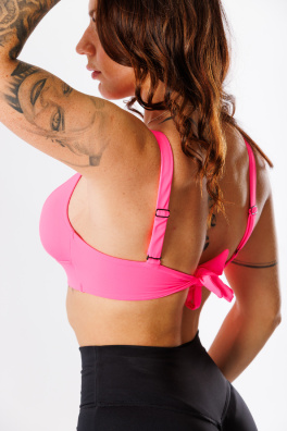 GoldBee Plavky Vrchní Díl Pro Fšecky Neon Pink (Barva Neon Pink, Velikost 3XL)