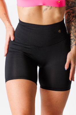 GoldBee Kraťásky Stahující Pas V Black (Barva Black, Velikost 3XL)