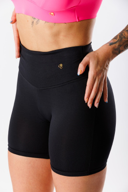 GoldBee Kraťásky Stahující Pas V Black (Barva Black, Velikost 3XL)