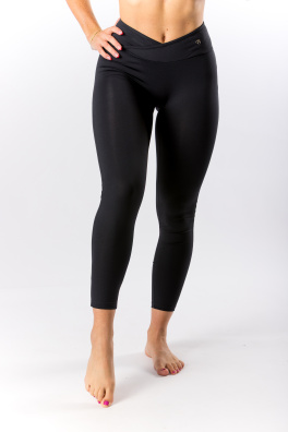 GoldBee Legíny Vosí Pas Lycra Black (Barva Black, Velikost L)