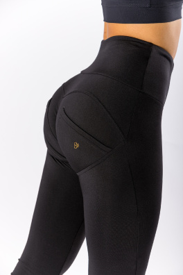 GoldBee Zateplené Legíny Push-Up Pro Black (Barva Black, Velikost 3XL)