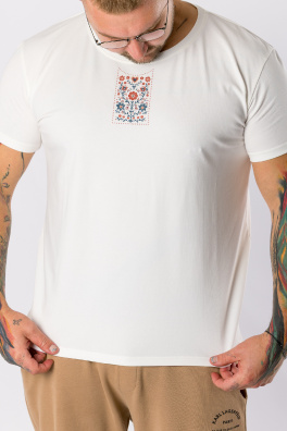 GoldBee Pánské Tričko Morava Pure Flower White (Barva Flower White, Velikost L)