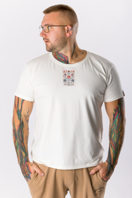 GoldBee Pánské Tričko Morava Pure Flower White (Barva Flower White, Velikost L)