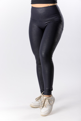 GoldBee Legíny Push-Up Pro Koženkové Dark Blue (Barva Dark Blue, Velikost 3XL)