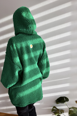 GoldBee Mikina Doba Ledová Jungle Green (Barva Jungle, Velikost XL-4XL)