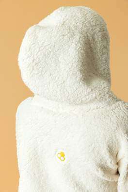 GoldBee Mikina Doba Ledová Creamy White (Barva Creamy White, Velikost XL-4XL)