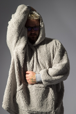 GoldBee Mikina Doba Ledová Silver (Barva Silver, Velikost XL-4XL)