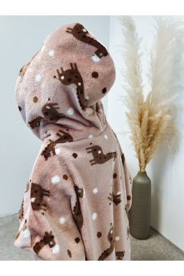 GoldBee Dětská Mikina Doba Ledová Fluffy Giraffe (Barva Giraffe, Velikost M)