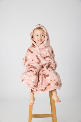 GoldBee Dětská Mikina Doba Ledová Fluffy Giraffe (Barva Giraffe, Velikost M)