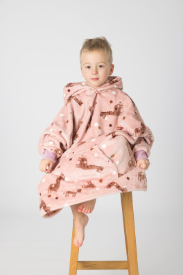 GoldBee Dětská Mikina Doba Ledová Fluffy Giraffe (Barva Giraffe, Velikost M)