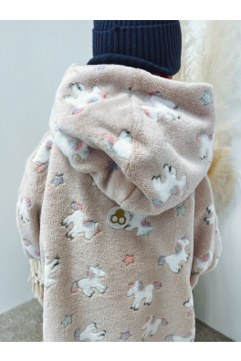 GoldBee Dětská Mikina Doba Ledová Fluffy Unicorn (Barva Unicorn, Velikost M)